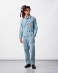 Service Works House Gingham FOH Jacket Blue M
