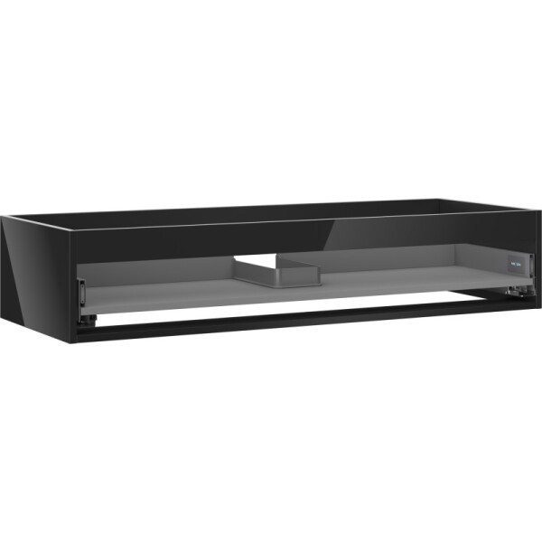 MEXEN - Box-A skříňka pro umyvadlo 120, 1 šuplík, černá lesk 91AX0-1200-235-1-70