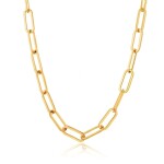 ELENYS Grande Chain – pozlacený náhrdelník 18K žluté zlato Délka: 39+6 cm / max. 45 cm
