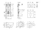 GEBERIT - Duofix Set předstěnové instalace, klozetu Gaia a sedátka softclose, tlačítko Sigma20, bílá/chrom SANI11CA3122