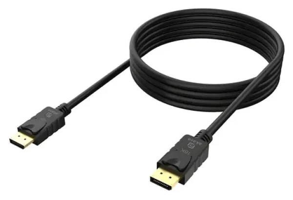 Akasa AK-CBDP27-20BK / Kabel DisplayPort na DisplayPort / 2 m / DisplayPort 2.1 / 16K (AK-CBDP27-20BK)