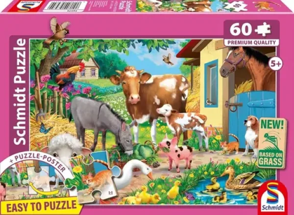 SCHMIDT Puzzle Zvířata na farmě