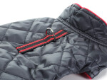 Frosty prošitá zimní bunda pro psa Barva: Černo-žlutá, Délka zad (cm): 30, Obvod hrudníku: 32 - 54 cm