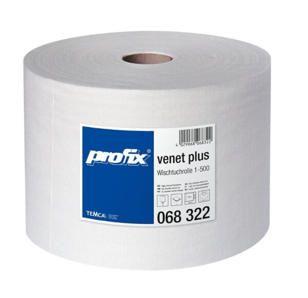 Textilní utěrky v roli Temca Profix Venet Plus T068322, 1-vrstvé, 32x36 cm EGT068322-01