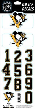 Sport Star Samolepky na helmu Pittsburgh Penguins Decals