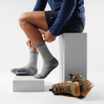 Unisex merino turistické ponožky SMARTWOOL Hike Classic Edition Extra Cushion Crew, Navy velikost: 34-37 (S)