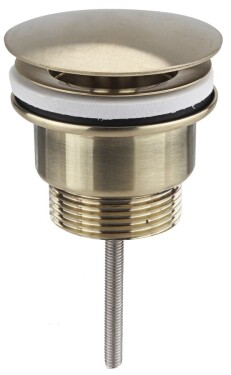 SAPHO - Umyvadlová výpust 5/4“, neuzavíratelná, velká zátka, 10-55, zlato mat 542.742.5GB