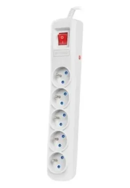 Armac ARC 5 šedá / Přepěťová ochrana / 5 zásuvek / 5 m kabel (ARC5/50/SZ)