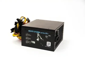 1stCOOL WHITE STORM 550 / Zdroj / 550W / Aktivní PFC / 120 mm ventilátor / 85+