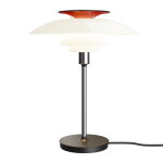 Louis Poulsen Stolní lampa PH 80 Chrome, stříbrná barva