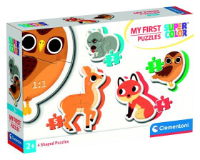 Puzzle Lesní zvířata 2+3+4+5 dílků