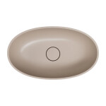 OMNIRES - SHELL M+ umyvadlo na desku, 60 x 35 cm, béžová mat SHELLUNDB