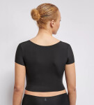 Dámský top ZERO Feel 2.0 Crop top BLACK černý 0004 SLOGGI BLACK