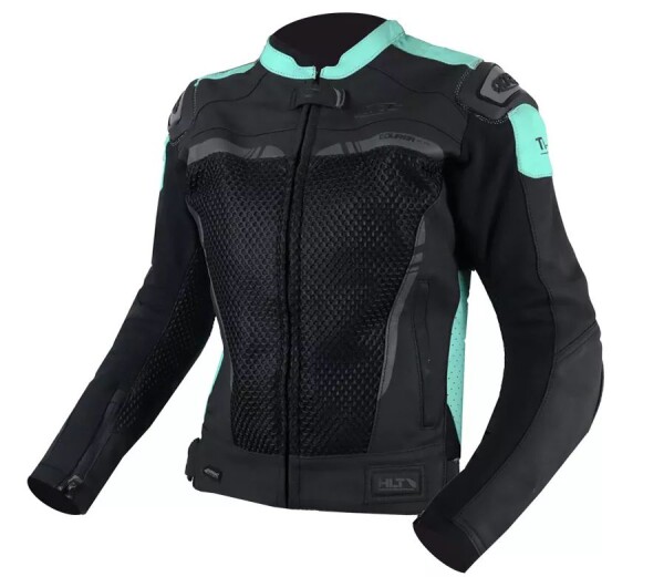 Dámská bunda Xrc Tourer Air Hlt Tech Air ready black/turquoise - 40 / černá