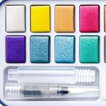 Staedtler Staedtler, 888M M12-C, Design Journey, cestování sada akvarelových barev, metalická, 12 ks