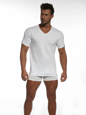 Pánské tričko AUTHENTIC 201NEW - CORNETTE bílá 2XL