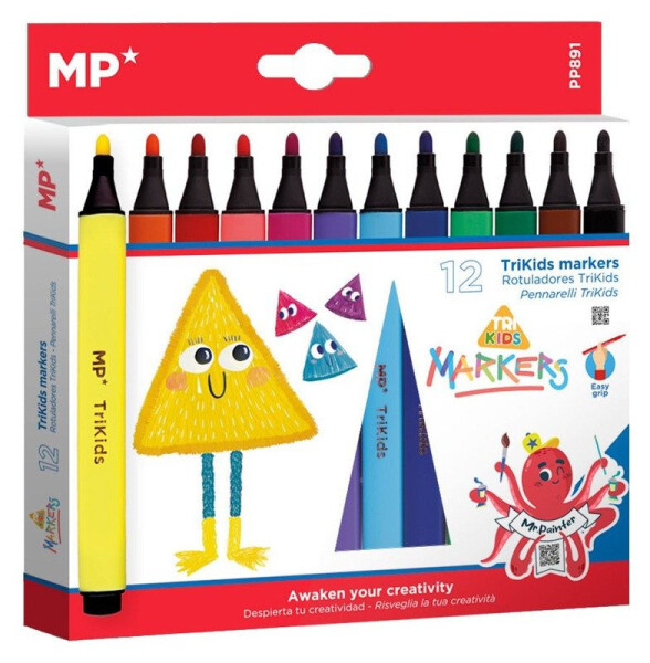 Popisovače Jumbo Trikids 12ks