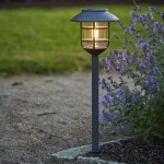 STAR TRADING Zahradní světlo na solární napájení Bollard Filippa, černá barva, plast