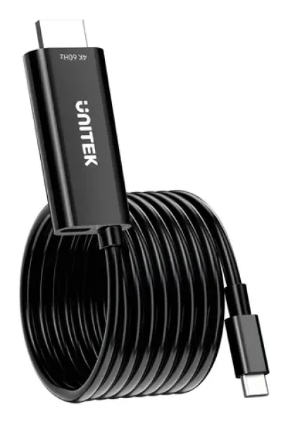 Unitek V1439ABK01 černá / Adaptér USB-C na HDMI / 4K (3840×2160) / HDR10+ / USB PD (V1439ABK01)