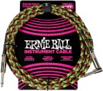 Ernie Ball Braided Instrument Cable Straight/Angle 3m Good Vibrations