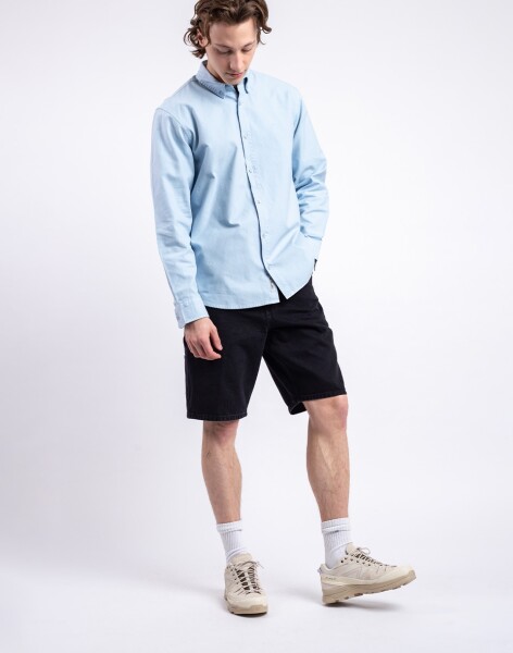 Carhartt WIP Single Knee Short Black stone washed 30