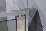 Aquatek - YES B2 80 sprchové dveře do niky dvoukřídlé 77-81cm , výplň sklo - grape YESB280-19