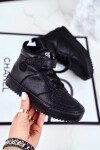 Children's Insulated Sports Shoes Big Star Black Velikost: 34