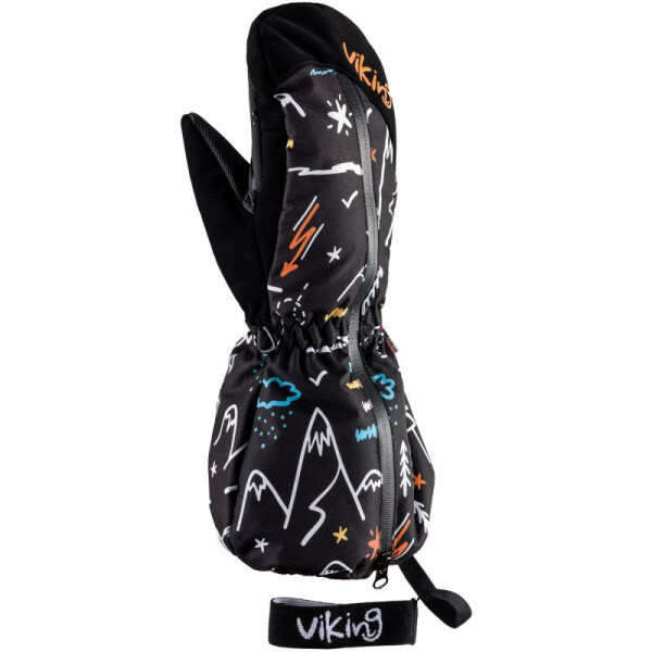 Dětské zimní rukavice Viking Snoppy Aqua Thermo Tex s membránou černé (125/23/2288/09) 3