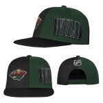 Outerstuff Dětská kšiltovka Minnesota Wild NHL Icebound Flatbrim Snapback