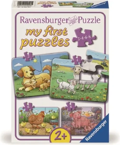 Ravensburger Puzzle: Zvířecí rodinky na farmě