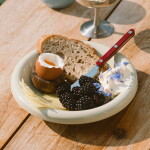 SABRE PARIS Nůž na máslo Bistrot Brillant – Burgundy, červená barva, kov, plast