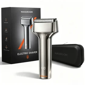 MAXGROOM WF-2037D stříbrná / Holicí strojek / Síťkový / IPX7 voděodolný