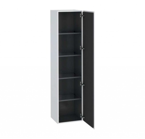 DURAVIT - L-Cube Vysoká skříňka 176x40x36 cm, panty vpravo, bílá mat LC1180R1818