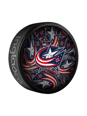 Inglasco / Sherwood Puk Columbus Blue Jackets Clone 2022 Souvenir Collector Hockey Puck