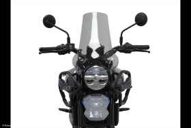 Royal Enfield Himalayan 450 24-25 Turistické plexi Powerbronze 375mm - žluté