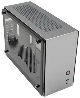 Zalman M2 Mini stříbrná / PC skříň / Mini-ITX / USB 3.0 + USB-C 3.1 / průhledná bočnice / riser card (M2 Mini Silver)