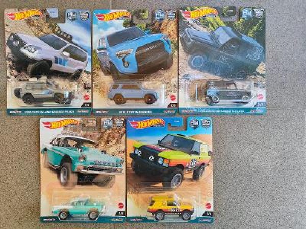 HOT WHEELS PREMIUM - HW OFF ROAD - CELÁ SADA 1/5 - 5/5