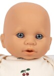 Konges Sløjd Panenka s kočárkem Poppy Doll Pink Check, růžová barva, kov, plast, textil