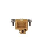 Weidmüller 0185020000 řadová svorka průchodky šroubovací středně žlutá 10 ks