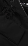 Černá dámská bunda parka s kapucí (B8042-1026) odstíny černé 50