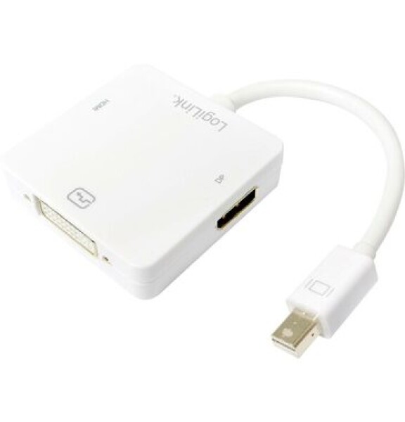 LogiLink CV0045A Mini DisplayPort (M) - HDMI DVI-I DP (F) adaptér (CV0045A)