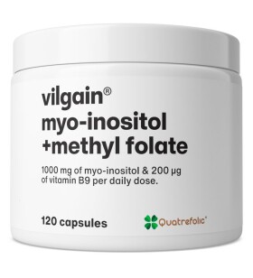 Vilgain Myo-inositol + metyl folát – 120 kapslí