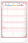 Nástěnný kalendář 2027 Notique Rodinný plánovací Hello Kitty XL, 33 x 46 cm