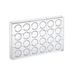 Dortisimo Plastová forma na čokoládu Polokoule 3,3 cm