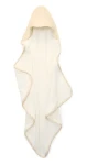 Little Dutch Osuška s kapucí Husa Newborn Naturals / 75x75 cm / 100% organická bavlna (TE50625032LD)