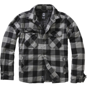 Brandit Bunda Lumberjacket černá | antracitová L
