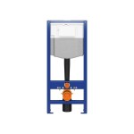 CERSANIT předstěnový instalační systém s tlačítkem chrom K97-509 + WC INVENA TINOS + SEDÁTKO K97-526 509 NO1