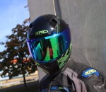 Helma na moto Xrc Drod black/green - 2Xl / černá