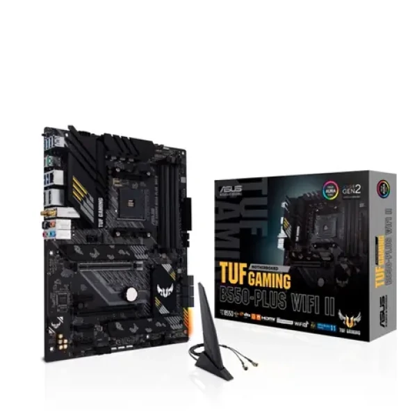 ASUS TUF GAMING B550-PLUS WIFI II / AMD B550 / DDR4 / SATA III RAID / USB / 2.5GLAN / Wi-Fi / M.2 / sc.AM4 / ATX (90MB19U0-M0EAY0)