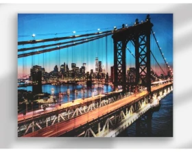 Obraz na plátně Brooklyn Bridge, 40x50 cm